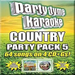 Various Artist Party Tyme Karaoke: Country Party Pack 5 4 CD