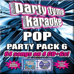 Various Artist Party Tyme Karaoke: Pop Party Pack 6 4 CD