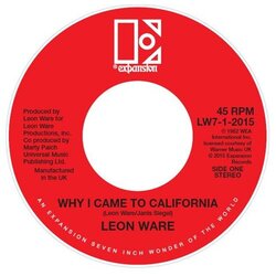 Leon Ware Why I Came To California/Rockin' You Eternally 7"