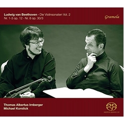 Beethoven / IrnbergerThomas / KorstickMichael Sonatas For Violin 2 SACD CD