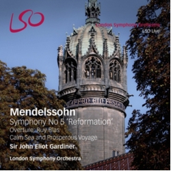 Mendelssohn / Gardner / London Symphony Orchestra Symphony No. 5 & Overtures + Blu-ray audio 2 SACD CD