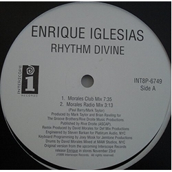 Enrique Iglesias Rhythm Divine Vinyl 12"