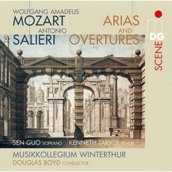 Wolfgang Amadeus Mozart / Antonio Salieri / Musikkollegium Winterthur / Douglas Boyd / Sen Guo / Kenneth Tarver Arias and Overtures SACD