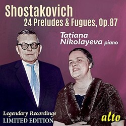 Tatiana Nikolayeva Dmitri Shostakovich (1906-75) 24 Preludes & Fugues, Op.87 CD