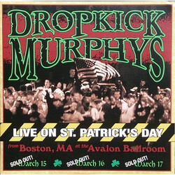 Dropkick Murphys Live On St. Patrick's Day Vinyl 2 LP