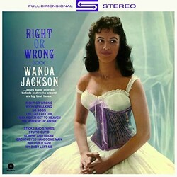 Wanda Jackson Right Or Wrong Vinyl LP