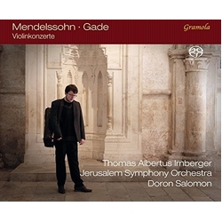 Mendelssohn / Irnberger / Jerusalem Symphony Orch Bartholdy & Gade: Violin Concertos SACD CD