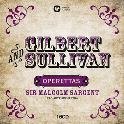 Gilbert & Sullivan / Sir Malcolm Sargent / Pro Arte Orchestra Of London Operettas CD