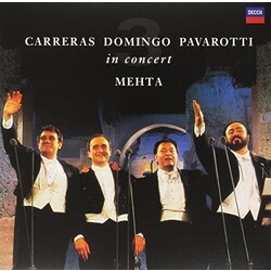 Pavarotti / Domingo / Carreras / Mehta Three Tenors 25th Anniversary Vinyl LP