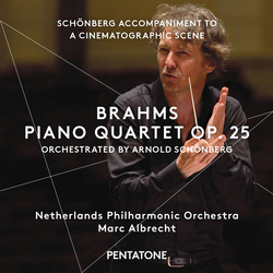 Brahms / Netherlands Philharmonic Orch / Albrecht Piano Quartet Op. 25 Orchestrated By Arnold Schoen SACD CD