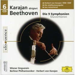 Ludwig van Beethoven / Wiener Singverein / Berliner Philharmoniker / Herbert von Karajan Die 9 Symphonien - Ouvertüren CD Box Set
