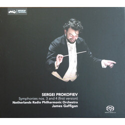 Prokofiev / Netherlands Rpo / Gaffigan Symphonies 3 & 4 (First Version) SACD CD