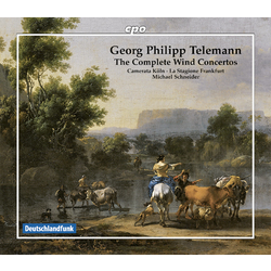 Georg Philipp Telemann / La Stagione / Camerata Köln / Michael Schneider (2) The Complete Wind Concertos CD