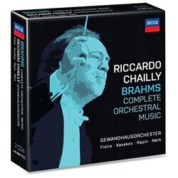Brahms / Chailly / Leipzig Complete Orchestral Works box set 7 CD
