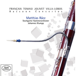 Jean Françaix / Henri Tomasi / André Jolivet / Heitor Villa-Lobos / Matthias Racz / Stuttgarter Kammerorchester / Johannes Klumpp Bassoon Concertos SA