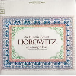 Vladimir Horowitz Horowitz At Carnegie Hall (An Historic Return) Vinyl 2 LP