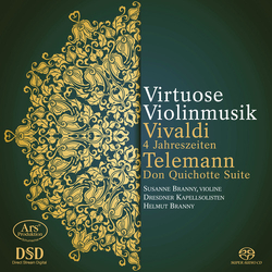 Telemann / Branny / Dresdner Kapellsolisten Virtuose Violinmusik SACD CD