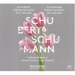 James Schubert / Lasalle Quartet / Levine String Quintet In C Major - Schumann: Piano Quinet SACD CD