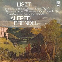 Alfred Liszt / Brendel Fantasia & Fugue On Bach / Variations On Weinen Vinyl LP
