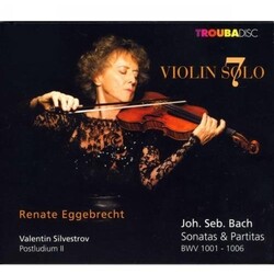 Renate Bach / Eggebrecht V7: Violin Solo: Sonatas & Partitas / Postludium 3 CD