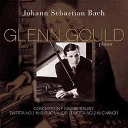 Johann Sebastian Bach / Glenn Gould Concerto in F major "Italian" - Partita N°.1 in B-flat major - Partita N°. 2 in C minor VINYL LP