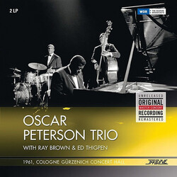 Oscar Peterson 1961 Cologne - Gurzenich Concert Hall vinyl LP