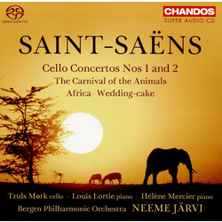 Saint-Saens / Mork / Bergen Philharmonic Orchestra Cello Concertos & Other Works SACD CD