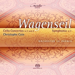 Wagenseil / Coin / Orchestra Le Phenix Cello Concertos & Symphonia SACD CD