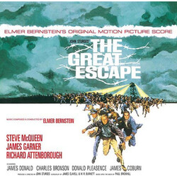 Elmer Bernstein Great Escape (Light Blue Vinyl) Blue Vinyl LP