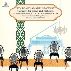 Geza Anda Mozart Concerto K466 N.18 / Kv456 N.20 Vinyl LP