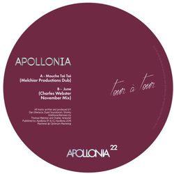 Apollonia Tour A Tour Remixes 1 Vinyl 12"