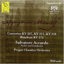 Mozart / Accardo Concertos Kv 207 - Kv 211 - Kv 218 SACD CD