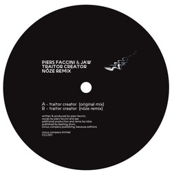 Piers / Jaw Faccini Traitor Creator (Noze Remix) Vinyl 12"