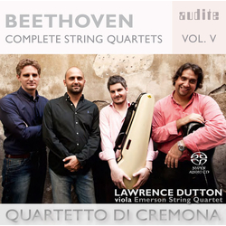 Ludwig van Beethoven / Quartetto Di Cremona Complete String Quartets Vol. V SACD