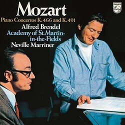 Mozart / Brendel / Marriner / Academy Of St Martin Piano Concertos Nos 20 & 24 180gm Vinyl LP