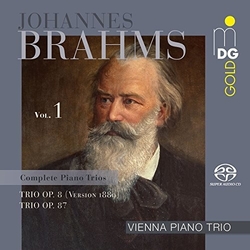 Vienna Piano Trio Brahms: Piano Trios Op. 8 & 87 SACD CD