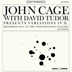 CageJohn / TudorDavid Variations Iv Vinyl LP