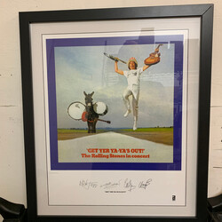 The Rolling Stones Get Yer Ya-Ya's Out! - The Rolling Stones In Concert & Lithograph Vinyl LP