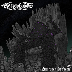 Astrophobos Enthroned In Flesh ltd VINYL 12INCH