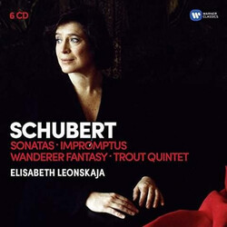 Franz Schubert / Elisabeth Leonskaja Sonatas - Impromptus - Wanderer Fantasy - Trout Quintet CD Box Set