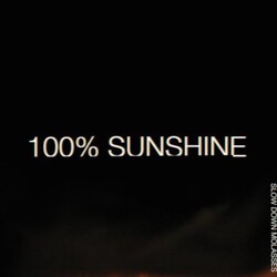 Slow Down Molasses 100% SUNSHINE Vinyl LP