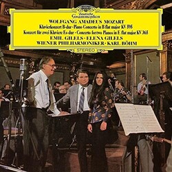 Mozart / Gilels / Gilels / Bohm / Wiener Philharmo Piano Concertos 10 & 27 Vinyl LP