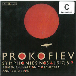 Prokofiev / Bergen Philharmonic Orchestra Prokofiev: Symphonies 4 & 7 SACD CD