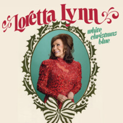 Loretta Lynn White Christmas Blue Vinyl LP