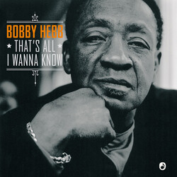 Bobby Hebb That's All I Wanna Know Vinyl 2 LP