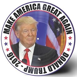 Donald Trump Make America Great Again picture disc Vinyl LP