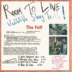 Fall Room To Live Vinyl LP