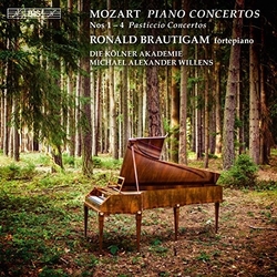 Mozart / Akademie / Brautigam / Willens Mozart: Piano Concertos Nos 1-4 SACD CD