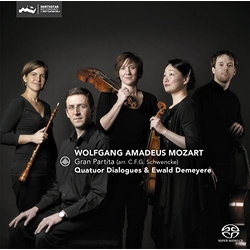 Mozart / Quatuor Dialogues / Ewald Demeyere Mozart: Gran Partita SACD CD