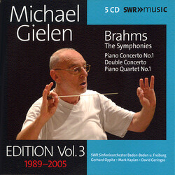 Michael Gielen / Johannes Brahms / SWR Sinfonieorchester Baden-Baden Und Freiburg Brahms The Symphonies, Piano Concerto No.1, Double Concerto, Piano Q